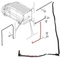 Keder zadnjih vrata Ducato Boxer Jumper preklopni H3
